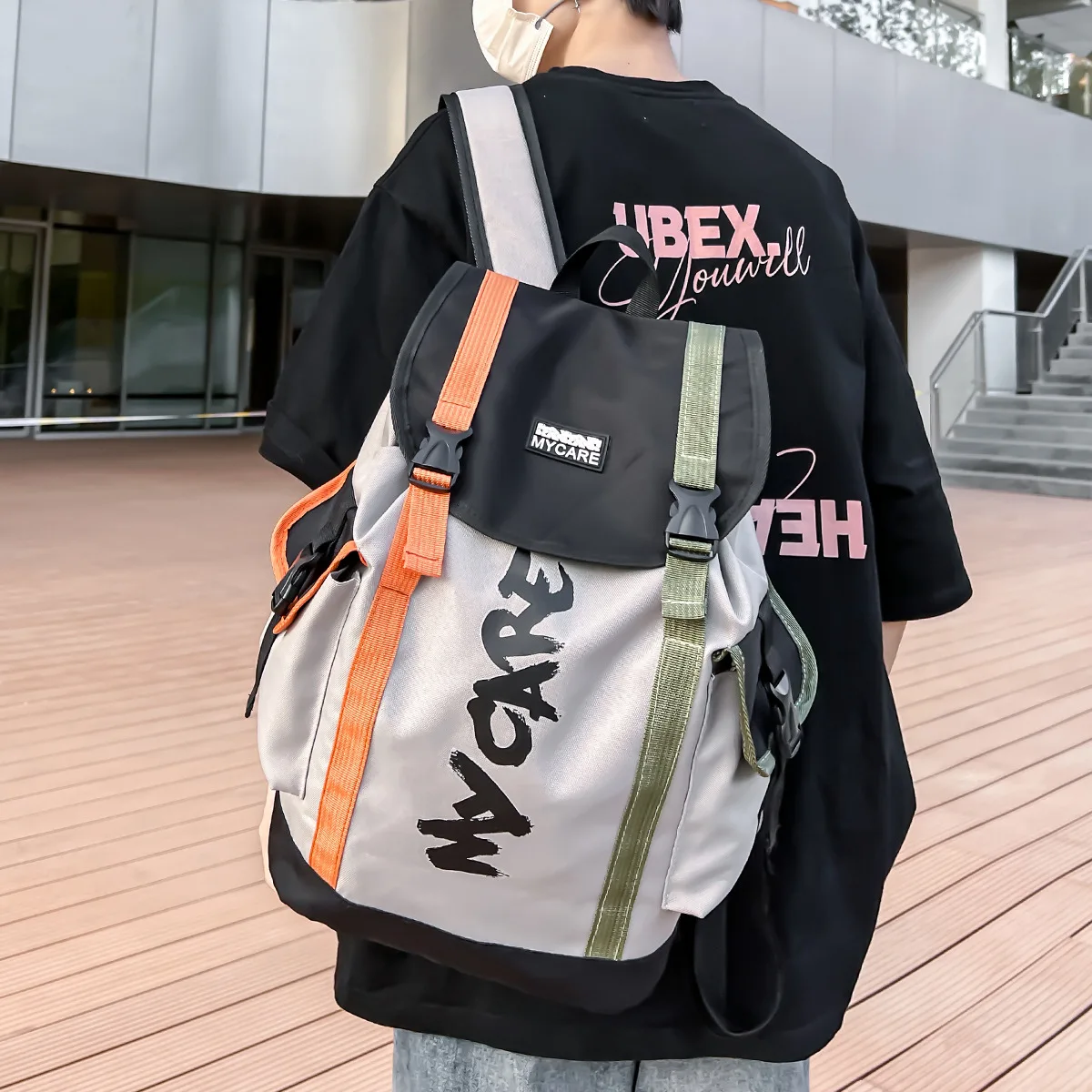 

Men's Backpack Fashion Oxford Backpack Teenagers Boys Girl School Bag Men's Travel Bags Large Capacity Backpack High Qualit