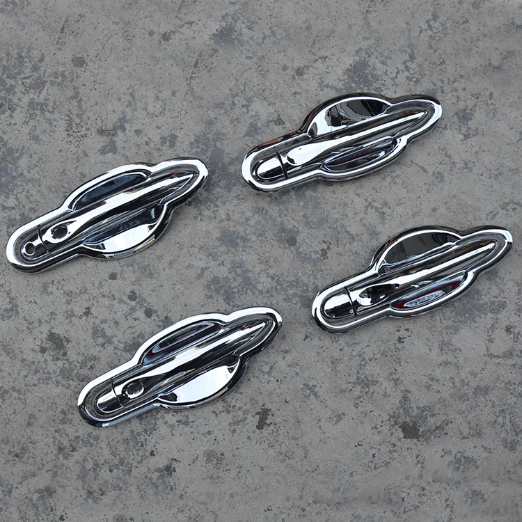 For Captur Kaptur Samsung Qm3 Chrome Handle Cover Trim Set 2013 2014 2015 2016 2017 2018 Accessories Sticker Car Styling