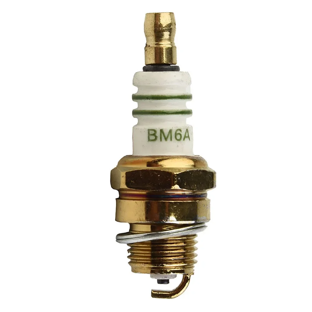 1pcs BM6A Plug Glow For Chainsaw Lawn Mower M7/L7T/CJ8/1560 Silver Spark Plugs Automobiles Practical Replacement Accessories