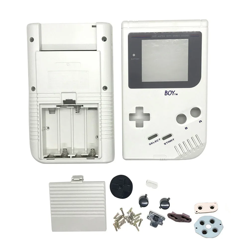 High Quality Classic Housing Shell Case For Gameboy GB Class Game Console Shell for GB GBO DMG With Buttons and Conductive pads