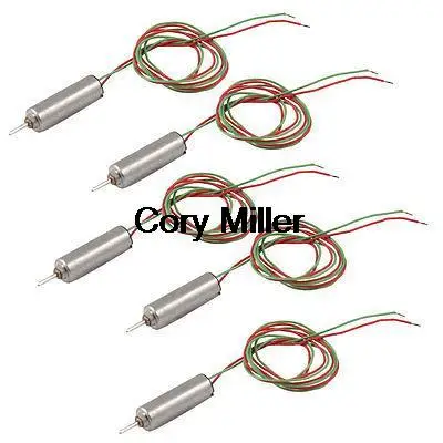 DC 3.7V 63000RPM 18cm Wire Coreless Magnetic Motor for RC Helicopter Model