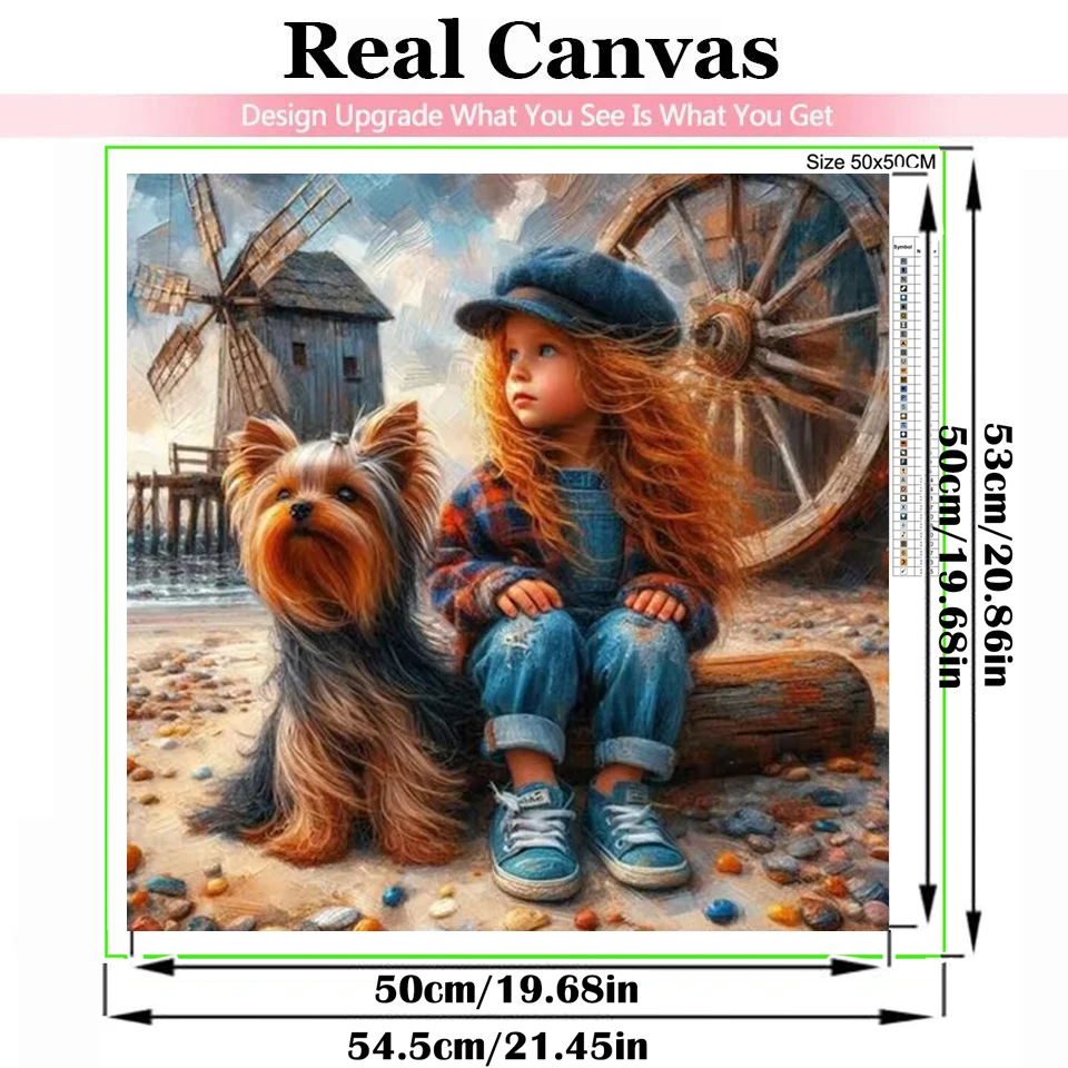 Diamond Painting kits Navy Boy Girl Dog Mosaic Full Sqaure Round Drill 5D Diy Diamond Embroidery Seaside Scenery Cross Stitch