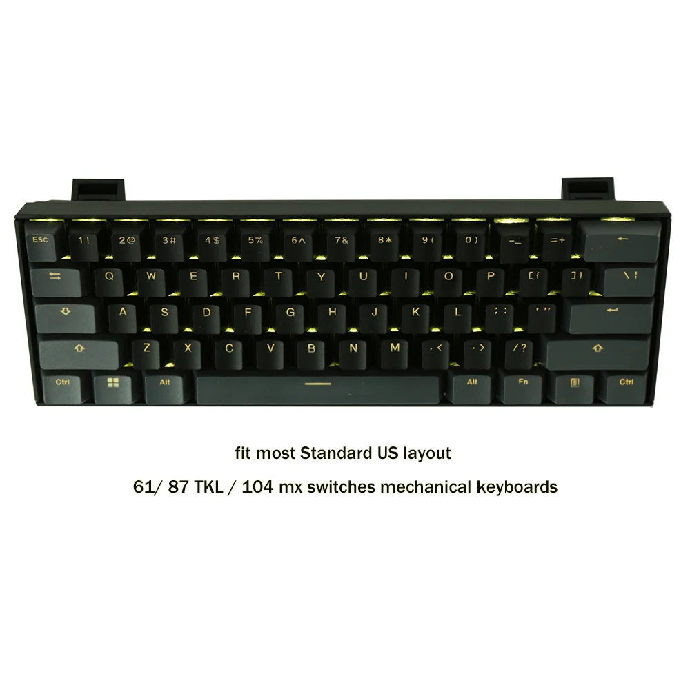 Keycaps Backlit OEM Cherry MX Keycap Set ABS Doubleshot US Layout Key Caps for 61/87 TKL/104 MX Switches Mechanical Keyboards image 5
