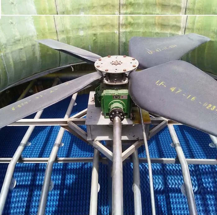 Axiale ventilatoren voor koeling Torenventilator Ventilatie Koeltoren Ventilatiestapel met