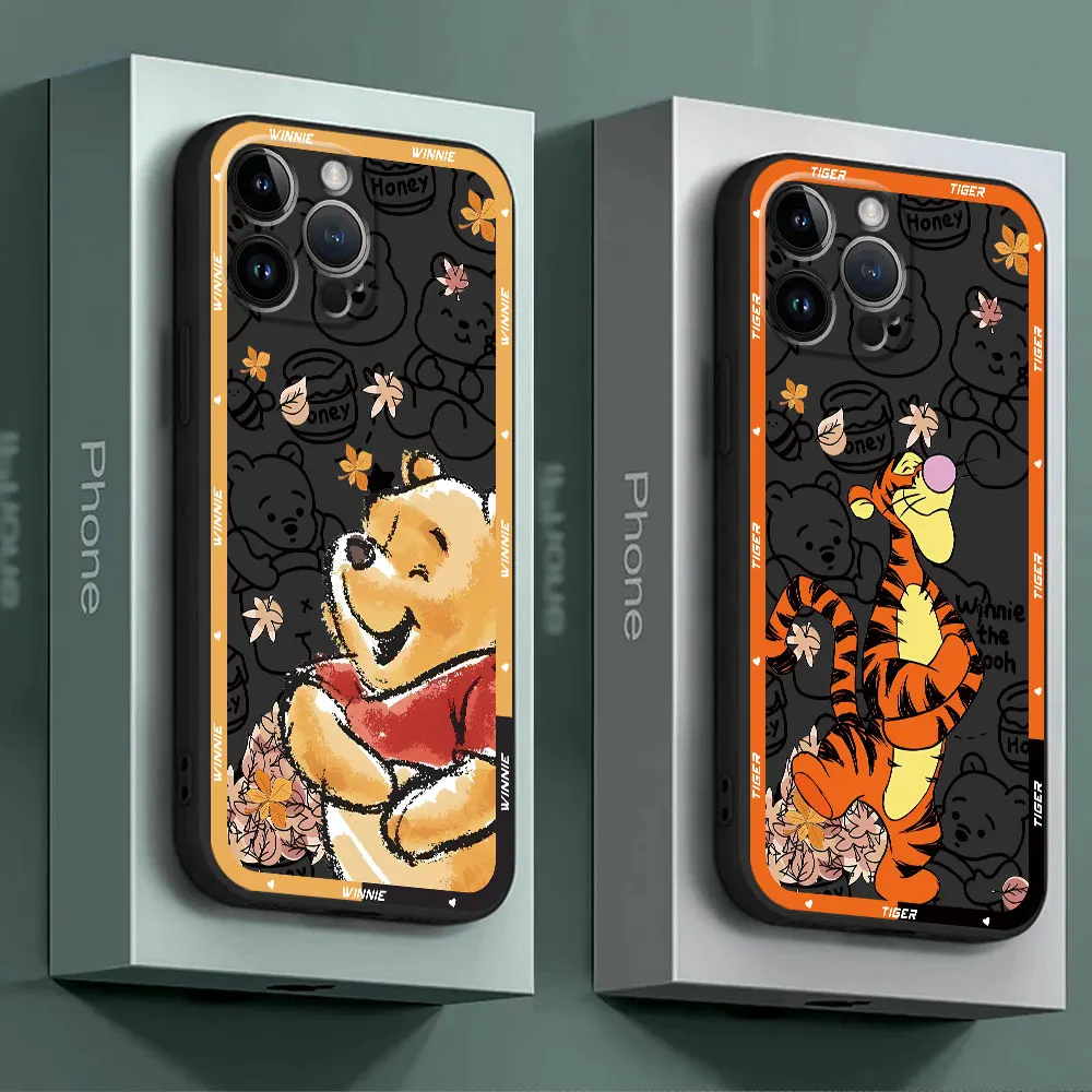 Disney Winnie the Pooh Phone Case for Google Pixel 7a 7 Pro 6a 8 Pro 6 Pro Shockproof Cover Silicone