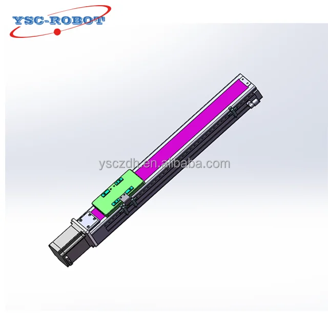 وحدة السكك الحديدية دليل خطي الحركة باستخدام الحاسب الآلي المختومة بالكامل مع محرك متدرج