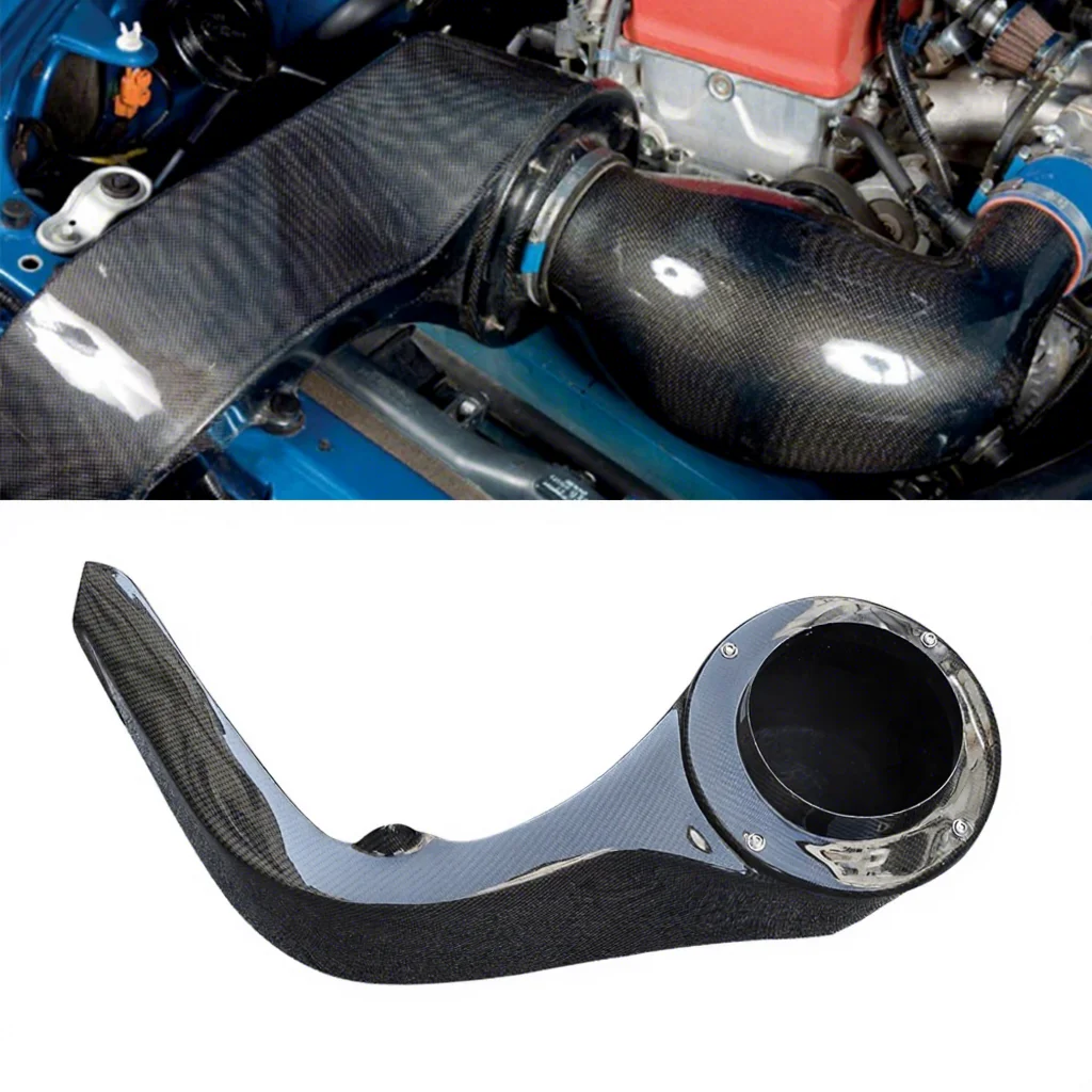

For Honda S2000 AP1 AP2 Tuning Exhausted Systems New Carbon Fiber Pipe Engine Air Intake Vent Compatible 2004+ Models Car