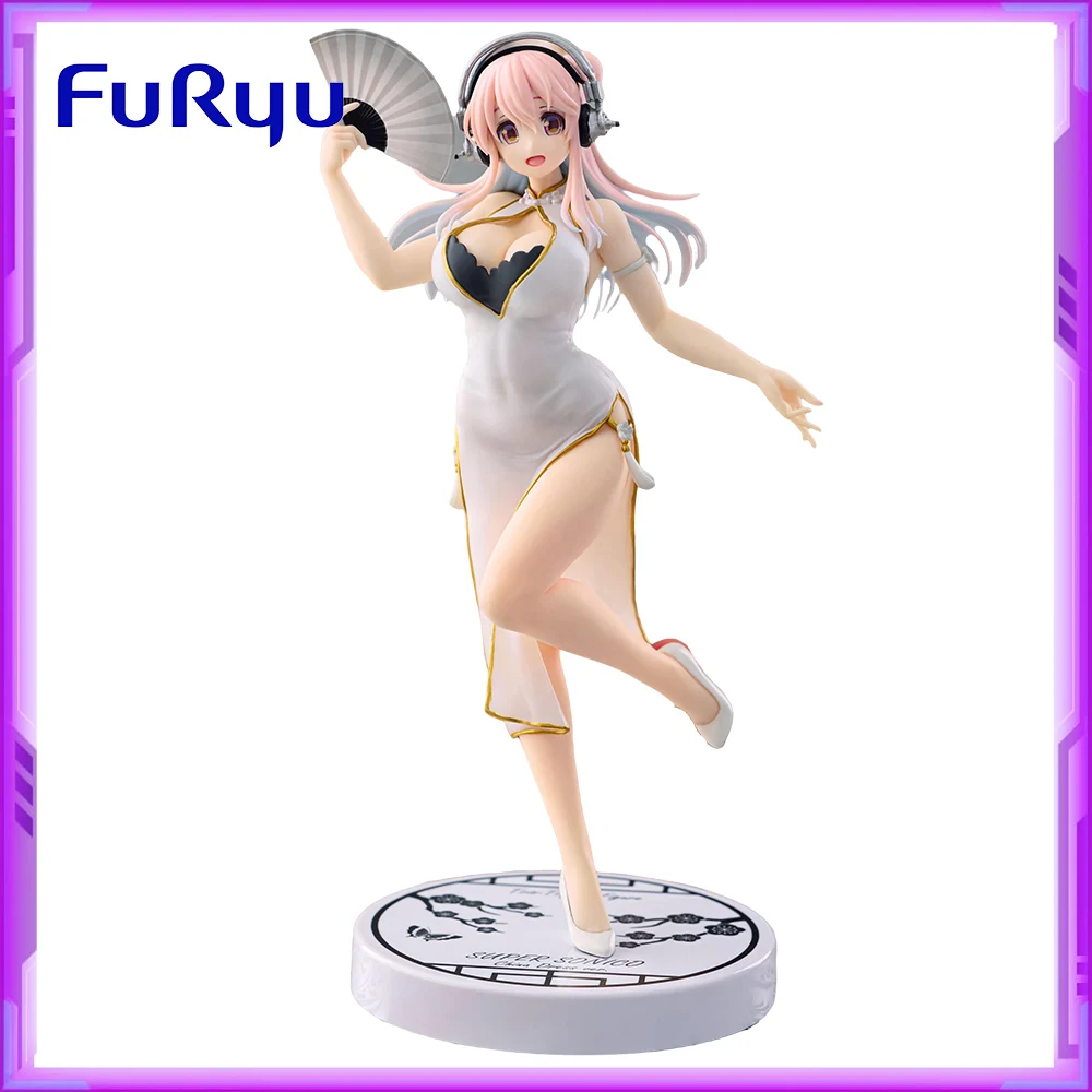 

Оригинальные фигурки аниме FuRyu SUPER SONICO THE ANIMATION SUPERSONICO из ПВХ, экшн-фигурки, модель игрушки