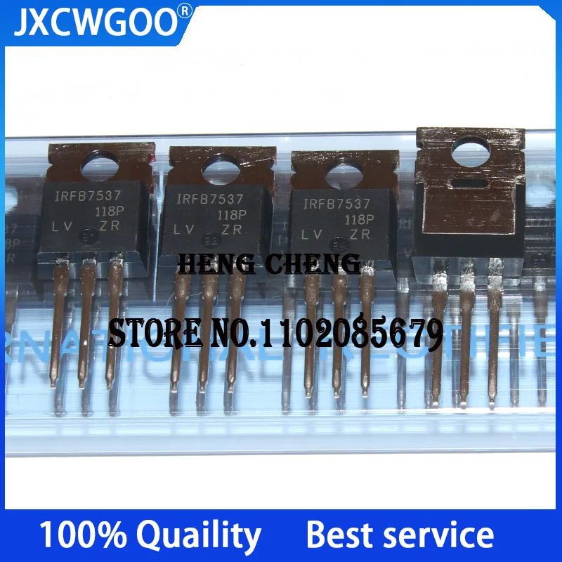 10PCS IRFB7537PBF IRFB7537 TO-220 MOS FET 60V 173a New Original