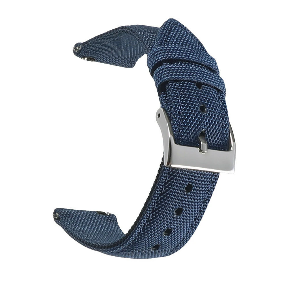 Premium-Uhrenarmband aus Segeltuch, wasserdicht, langlebig, Nylon-Uhrenarmband, 18 mm, 19 mm, 20 mm, 21 mm, 22 mm, 24 mm, Schnellverschluss-Sportarmband für Herren