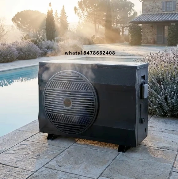 Mini Electric Swimming Pool Heat Pump Solar Heating Plastic Housing R32 Refrigerant Tankless Pool Heater