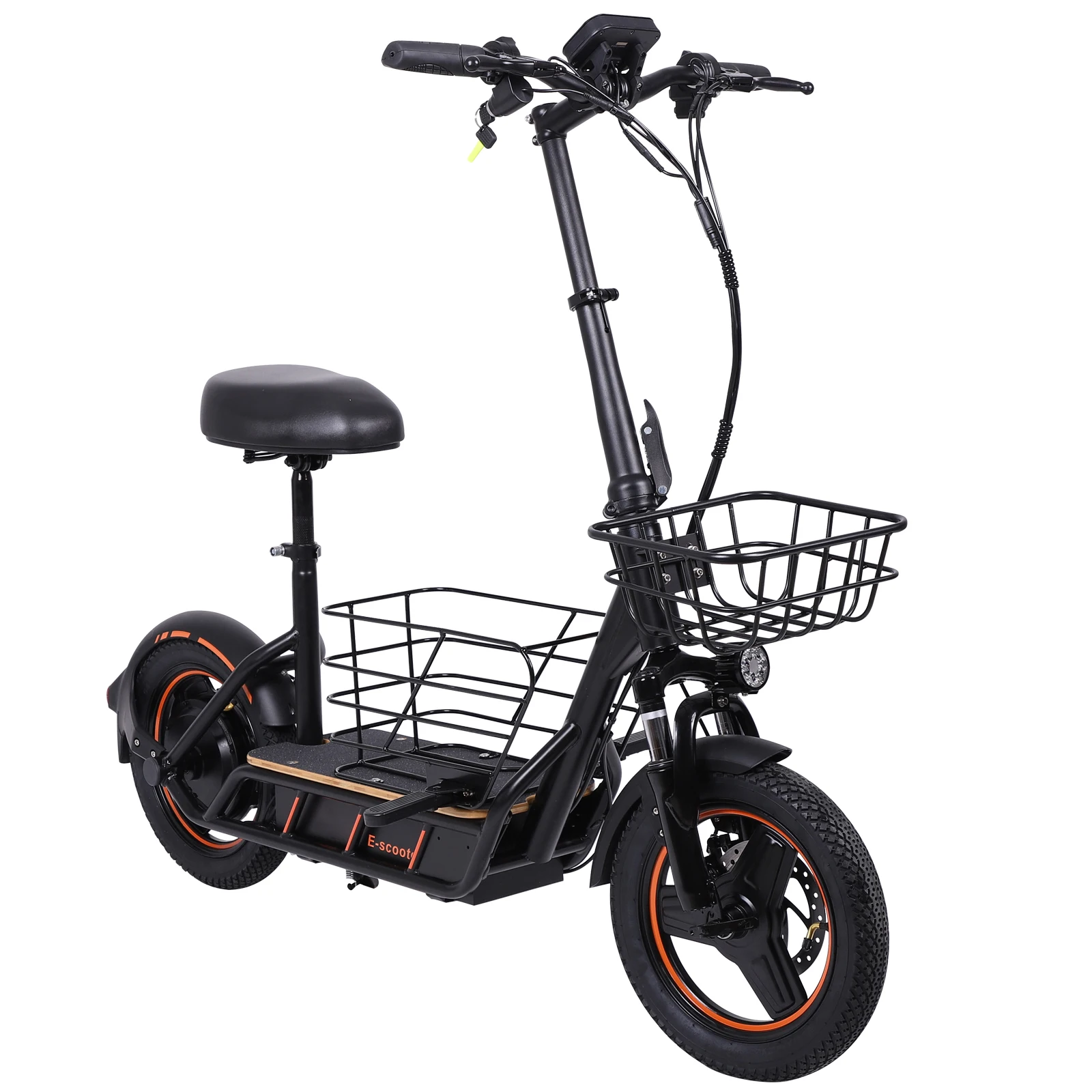 AliExpress 600W Electric Bike FREEBOY H14 Adult Foldable  E-bike 36V10AH Battery Electric Bike 14 Inch Tire Electric Bike
