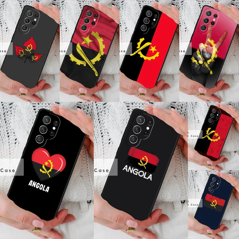 Angola flag CELL Phone Cover Case for Samsung Galaxy S26 Ultra S20 FE Note 10 S24 S23 S21 S25 Plus S22