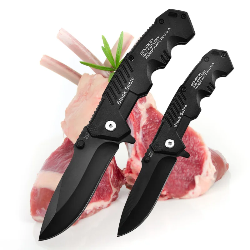 

High Hardness Folding Kitchen Knife Small Fruit Knife Portable Small Straight Knife Stainless Steel Pocket coltello da chef