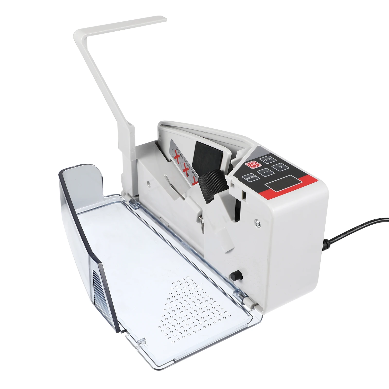 1 set Handheld Valutateller Mini Kassa Rekening Machine Geld Tellen Kantoor Gebruik USB Aangedreven Kluis