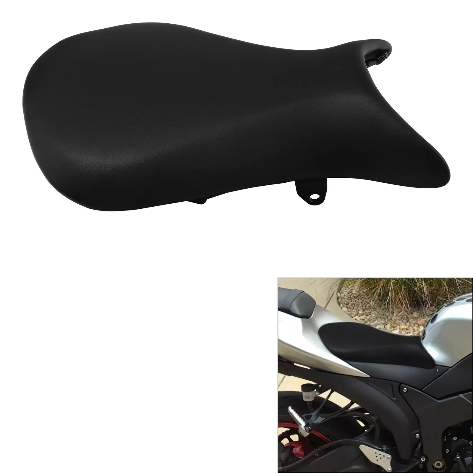 

Black Front Driver Rider Seat For Kawasaki NINJA ZX6R ZX-6R ZX 6R 2007-2008 Motorcycle