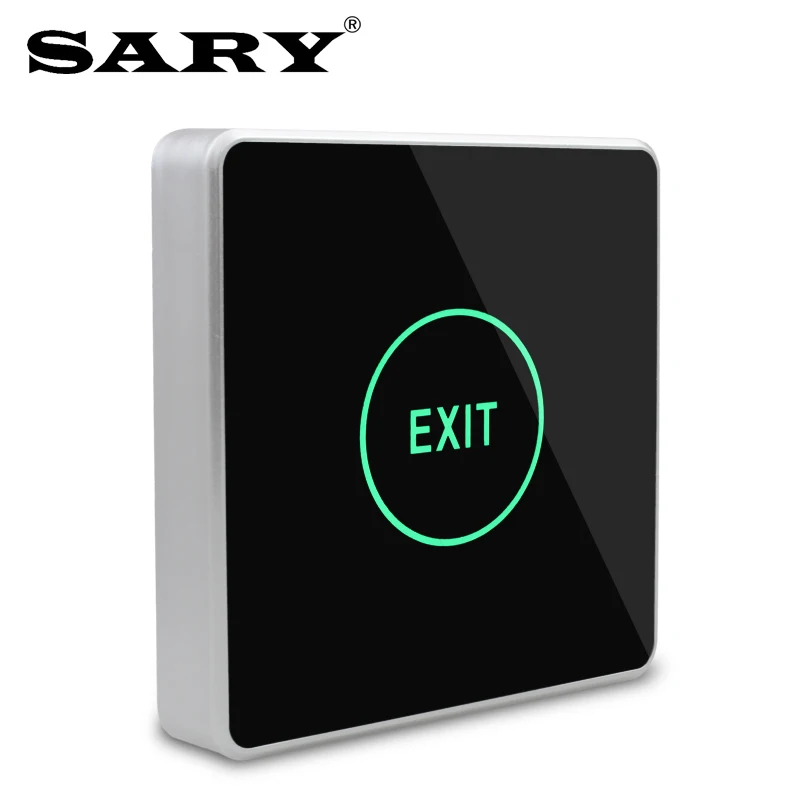 Touch type access control switch panel LED backlight button access control system accessories