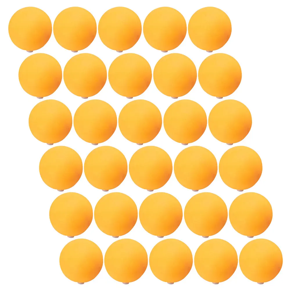 

30Pcs Aerodynamic Table Tennis Balls With Silicone Plug For Effective Pong Training Punched Balls With Holes