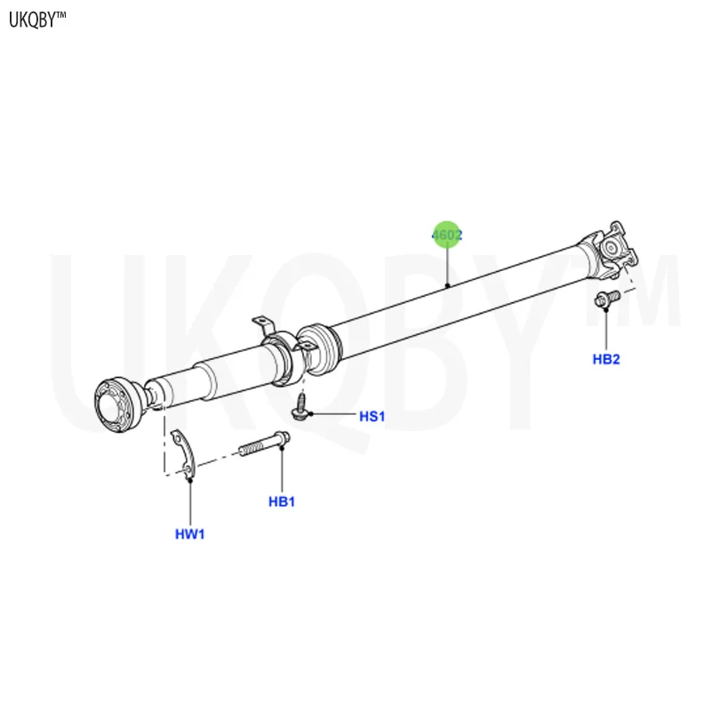 La nd Ro ve r Di sc ov e ry 2010 LR037027 Axle Assembly - Drive