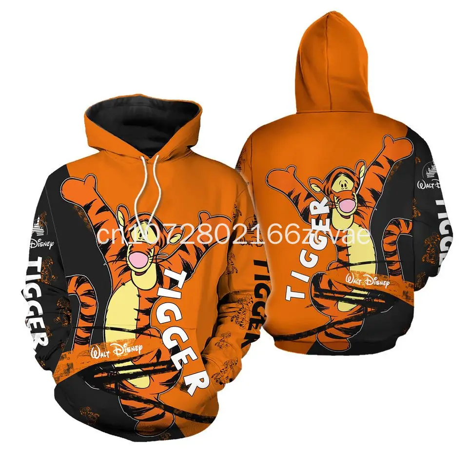 

Disney Tigger 3d Hoodie Men Women Fashion Sweatshirt Hoodie Disney 3d Hoodie Casual Harajuku Streetwear Tigger Zipper Hoodie