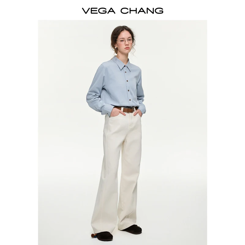 Vega Chang – chemise polyvalente basique pour femme, nouvelle collection hiver