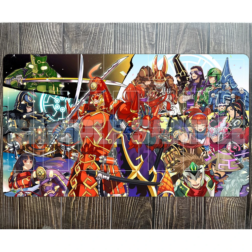 Yu-Gi-Oh Six Samurai Custom Mat Playmat Trading Game Card Pad YGO KMC TCG OCG YuGiOh Mat-492