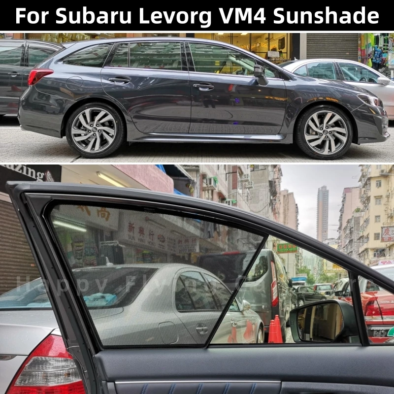 

Солнцезащитная сетка для окон автомобиля Subaru Levorg 2014-2019, солнцезащитный экран для передних и боковых дверей, сетчатая шторка