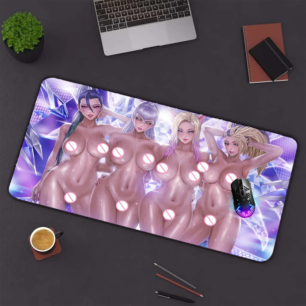 Nude Adult Pad Uncensored Hentai Girl Naked Unzen Woman Large Chest Mousepad Sexy Play Mat Anime Breast Long Pad Extended Carpet