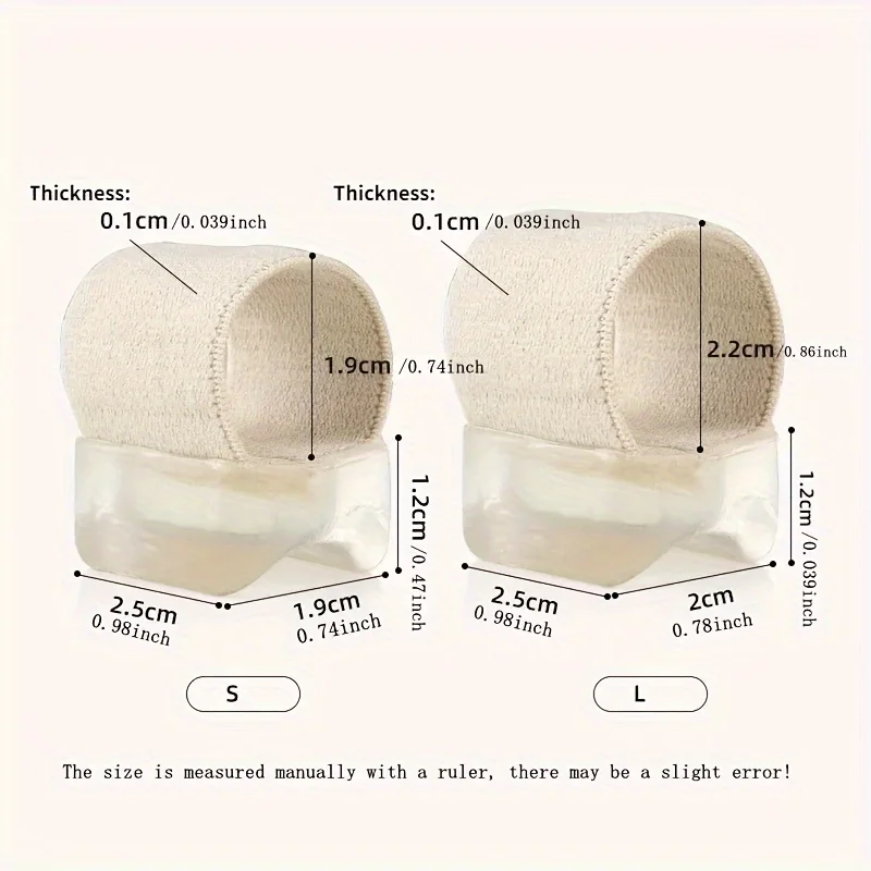 2pcs Gel Toe Separators & Thumb - Ideal for Women' S Day/ Mother's Day Gift