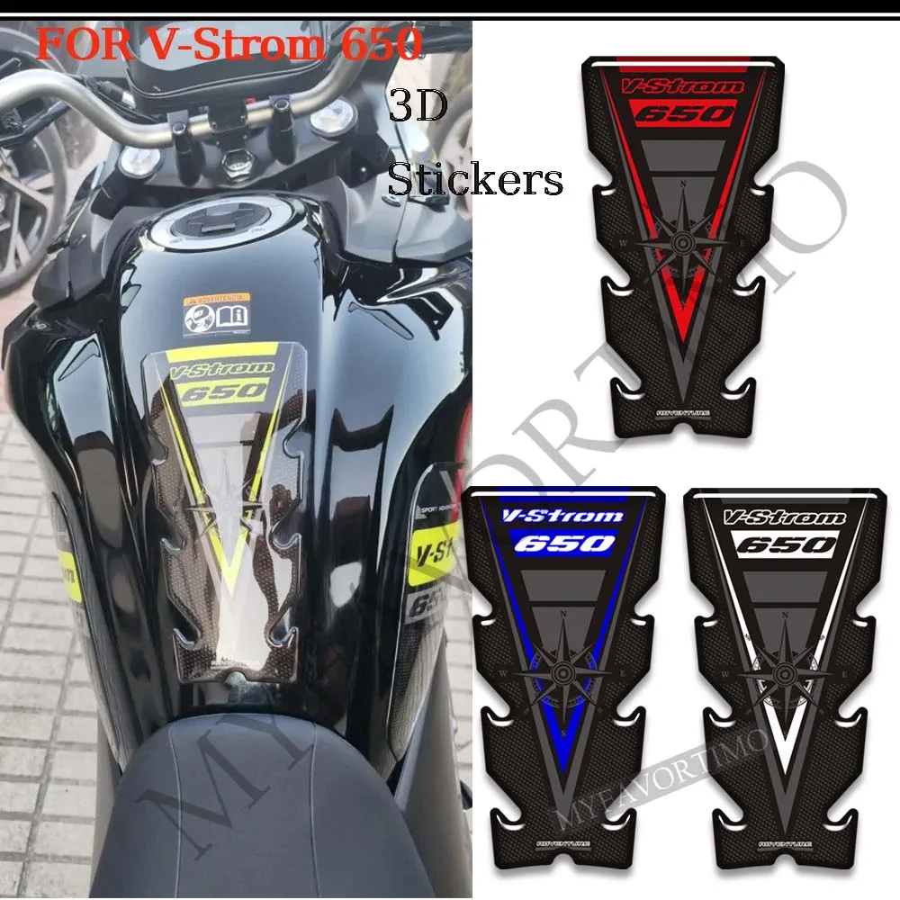 

For V STROM VSTROM DL 650 XT 650XT Adventure Tank Pad Side Gas ​Fuel Oil Kit Knee Scratch resistant decoration Protector Sticker