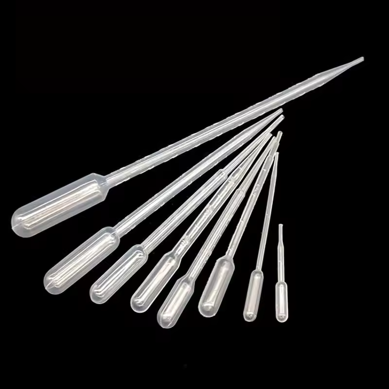 10 Pieces 0.2 / 0.5 / 1/2/3/5 / 10ML Laboratory Pipette Plastic Disposable Graduated Container Liquid Dropper Equipment Straw - Image 3