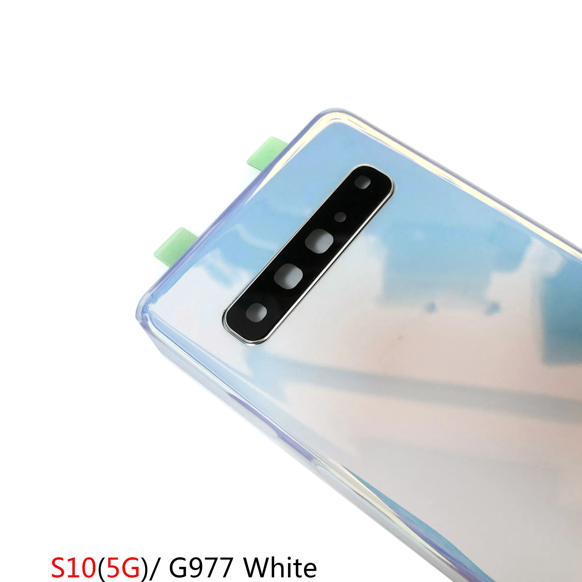 Для Samsung Galaxy S10 G9730 задний стеклянный корпус S10 5G G977 крышка аккумулятора задняя дверь запасные части