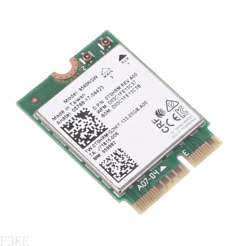 Dual Band Wireless AC 9560デスクトップキットBluetooth 5.0 802.11ac M.2 9560NGW WiFiカード用F3KE300MBPS