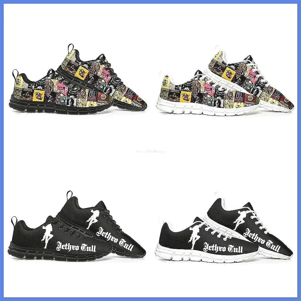 Jethro Tull Folk Rock Band Sneakers, Breathable Custom Couple Shoes, True to Size Casual Shoes