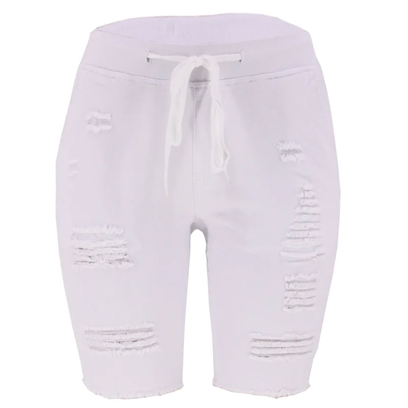 Retro midden taille rechte eenvoudige denim shorts Y2 Fashion 2025, nieuwe High Street afslankende Koreaanse stijl katoen