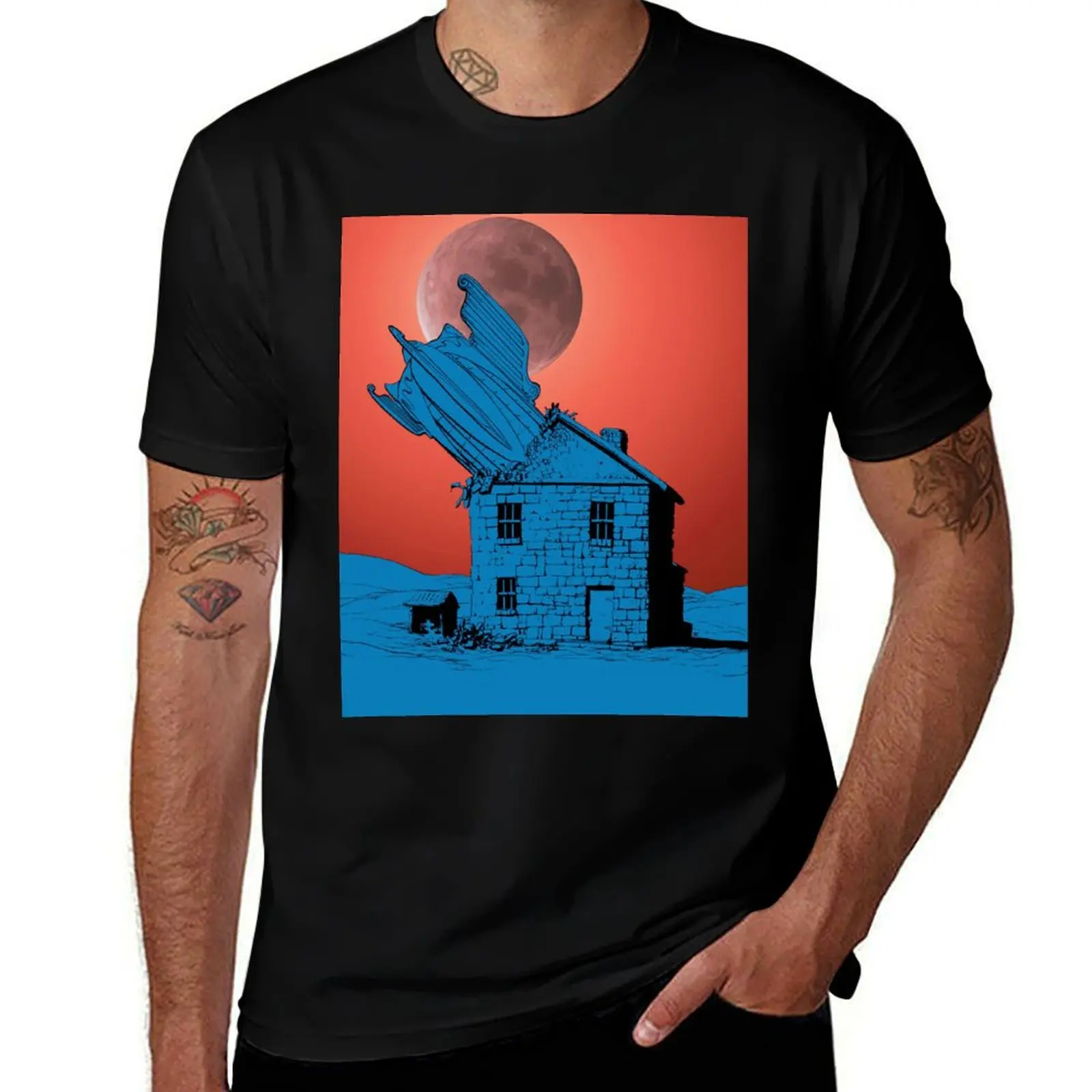 planetary, comic,moon, rocket, house crash, desert, warren ellis, John Cassaday, Elijah Snow, Jackita Wagner,Drummer, th T-Shirt