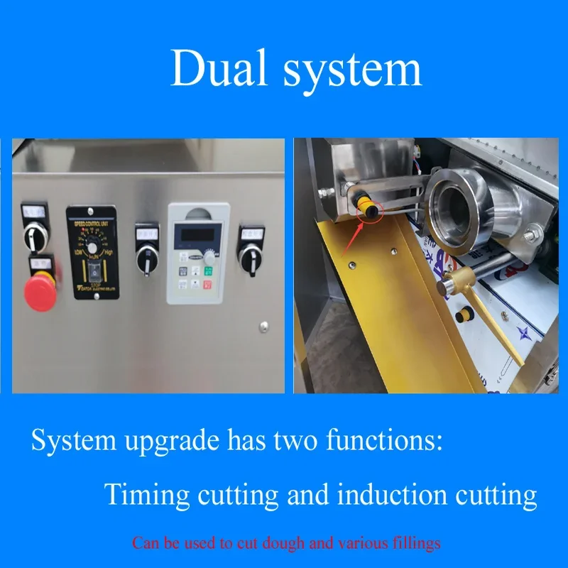 MT70 Dough Cutting Machine New Dumpling Buns Pulling Noodle Machine Automatic Taro Round Flatbread Stuffing Dough Divider Machin