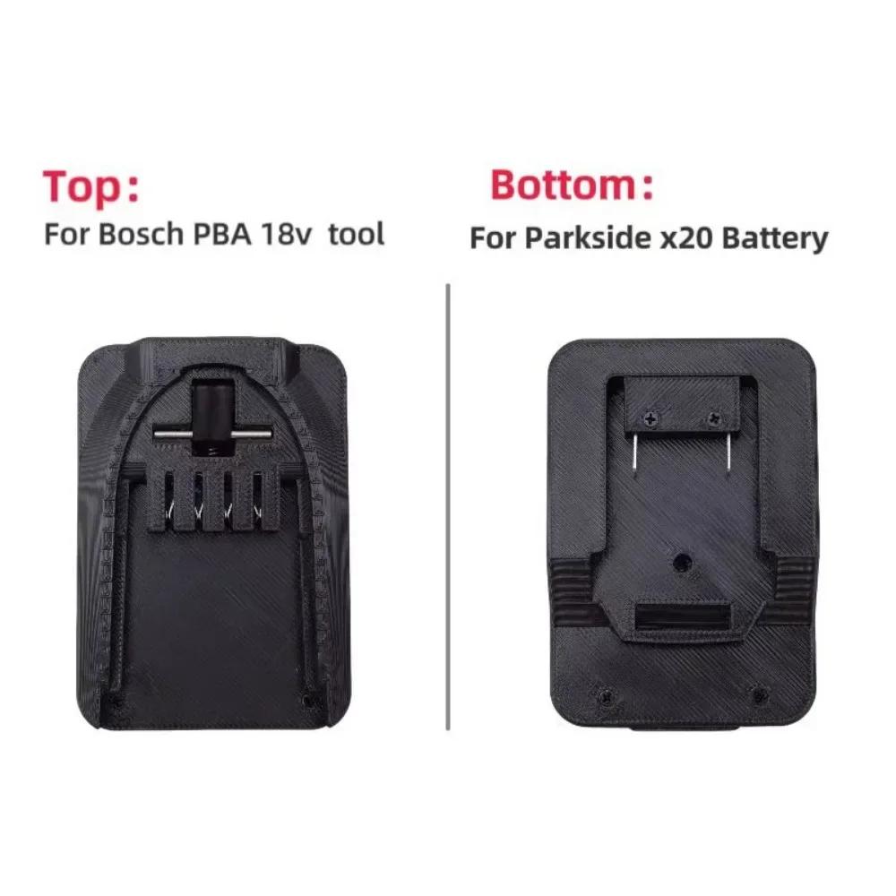 For Lidi Parkside  Battery  Adapter ,For  Parkside Lithium To BOSCH Green PBA Series Tools  Adapter (Without Battery& Tool )