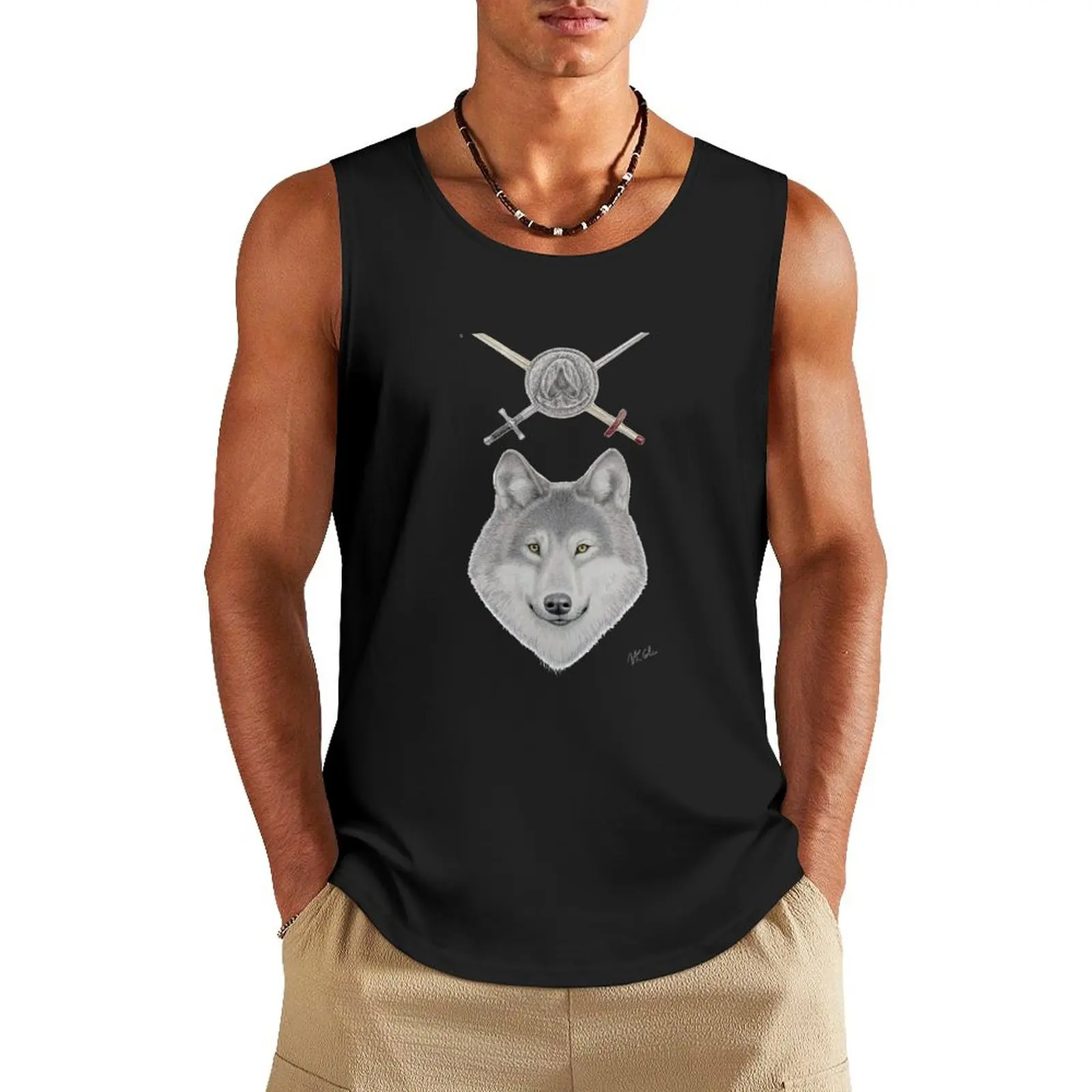 

Valar Morghulis Tank Top Men's tops man sexycostume sleeveless man shirts man vest