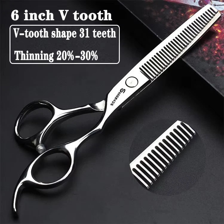 Professionelle japanische Friseurscheren zum Schneiden und Ausdünnen, 6 Zoll/6,5 Zoll/7 Zoll/7,5 Zoll, scharfe Haarschneidescheren für Friseure