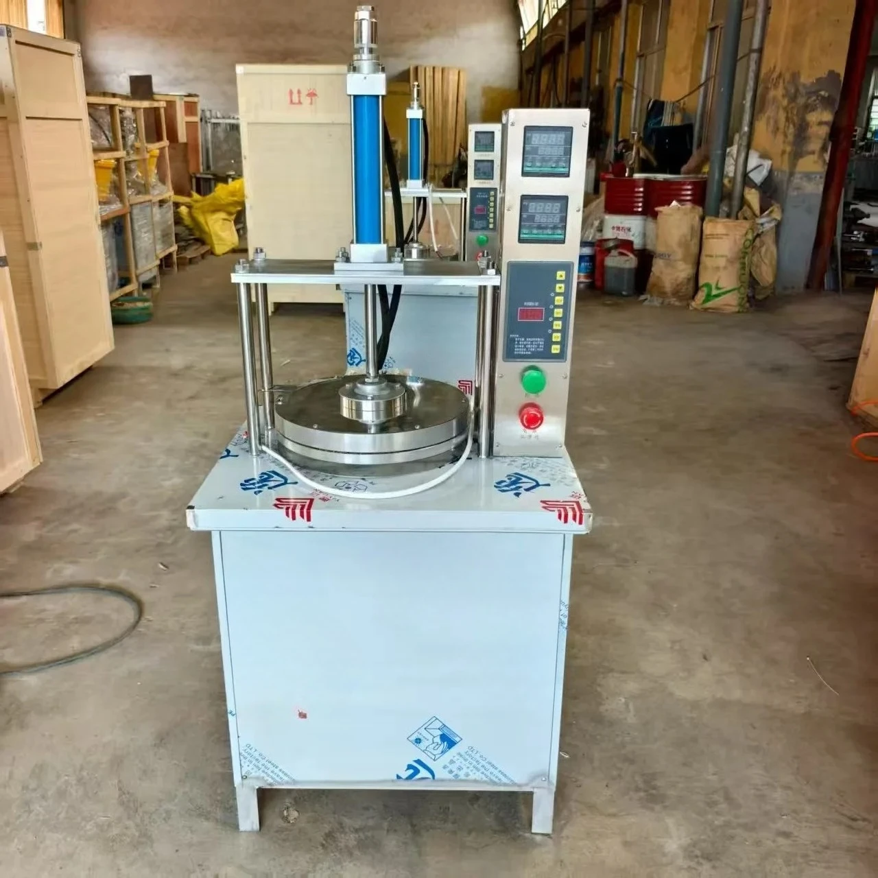 Making Machine Crepe Forming and Dough Press Maker for Lavash Kebab Excellent Cooked/Semi-Cooked Thin Pancake
