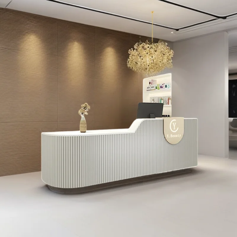 Reception Counter Front Desk Tables Atril Pulpito Desks Beauty Salon Customer Center Furniture Receptions Business Table Office