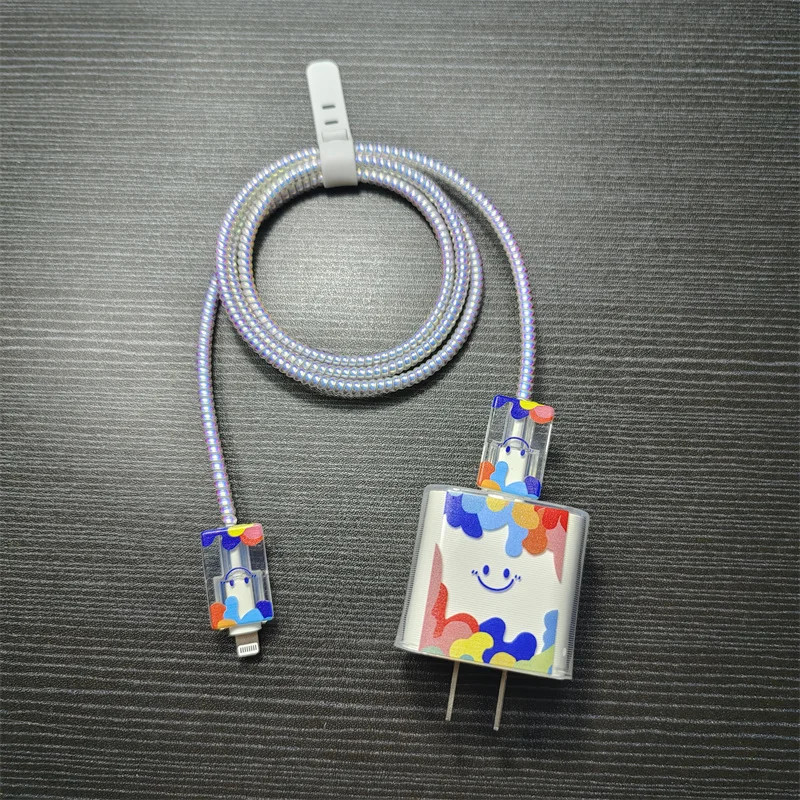 For iphone 18/20W Charger Protection Cover For Apple 11 12 13 14 Adapter Protector Case Shell Phone Accessories Cable Management