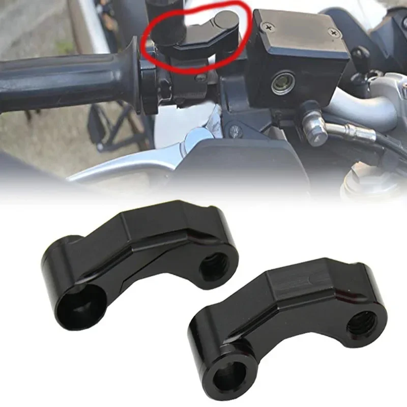 1 Pair Aluminum Alloy Motorcycle Mirror Riser Extension Stand Apply To R1200Gs Adv 13-18 R Ninet/R1200R Motorcycle Accessories