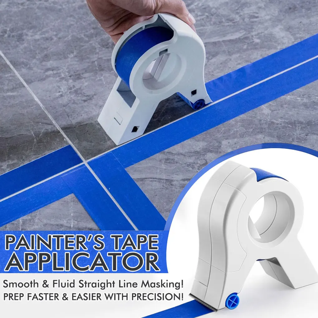 Painter Masking Tape Applicator Dispenser Machine Wall Floor Painting Packaging Sealing Tool With Stickers