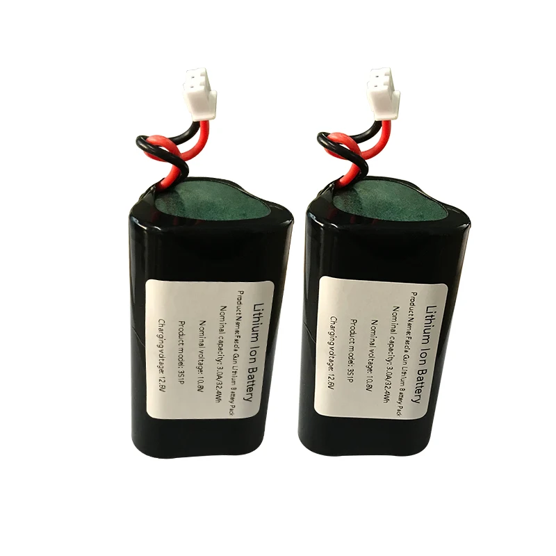 3S1P 10.8V 3000mAh Rechargeable Lithium Battery Pack Is Suitable for Fascia Gun 10.8V  Electrical Appliances