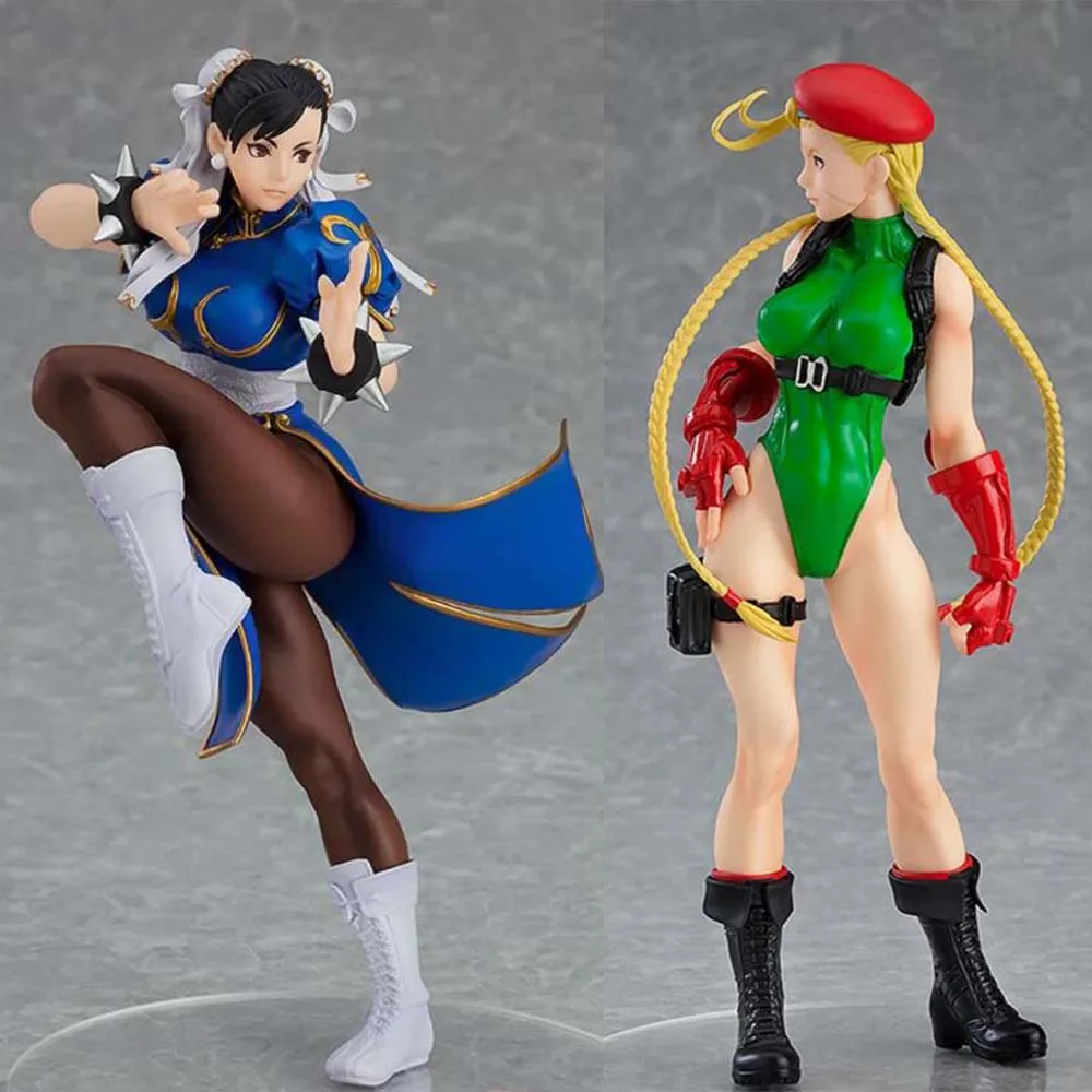 Anime Street Fighter Cammy Chun Li Sexy Girl Figure Pop Up Parade Figurines Action Figure Model Toys Room Decoration