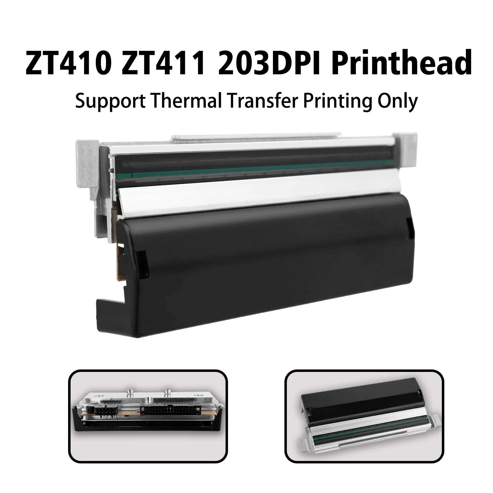 Neuer ZT410 Thermischer Druckkopf P1058930-009 203DPI für Zebra ZT410 ZT411 Thermotransfer-Druckkopf – Detail 1
