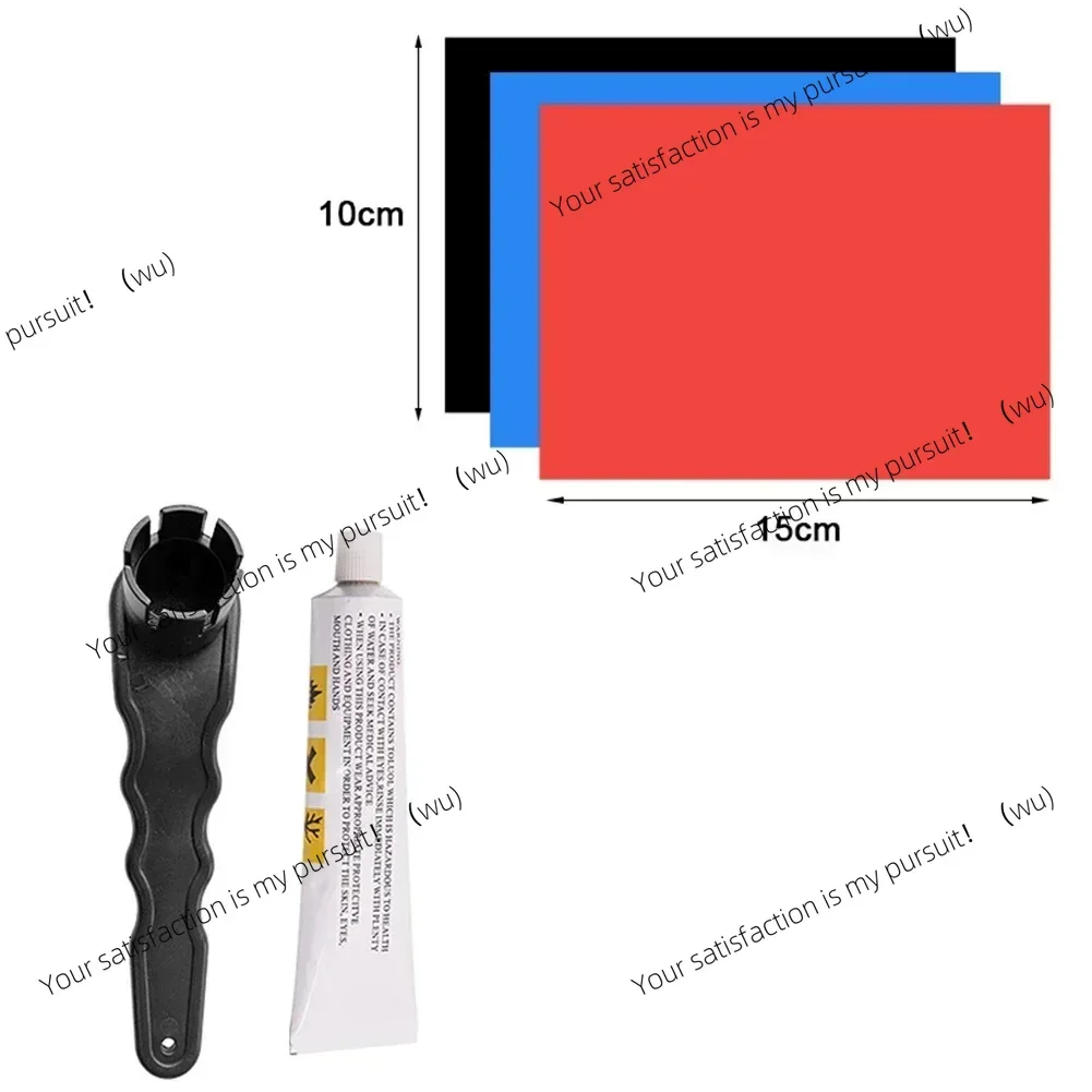 Repair Patch Kayak PVC Paddle Board Parts Patch Portable Raft Repair Kit Replacement Boat for Aerated Glue