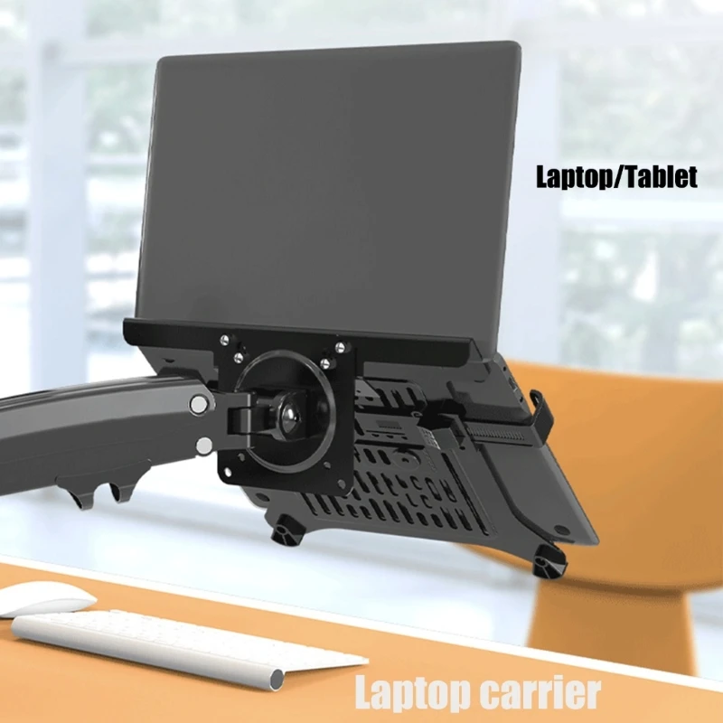 Imagem -06 - Suporte Ajustável para Laptop Suporte Compatível com Vesa para Notebook Suporte Montagem Braço Ventilado para Laptops a